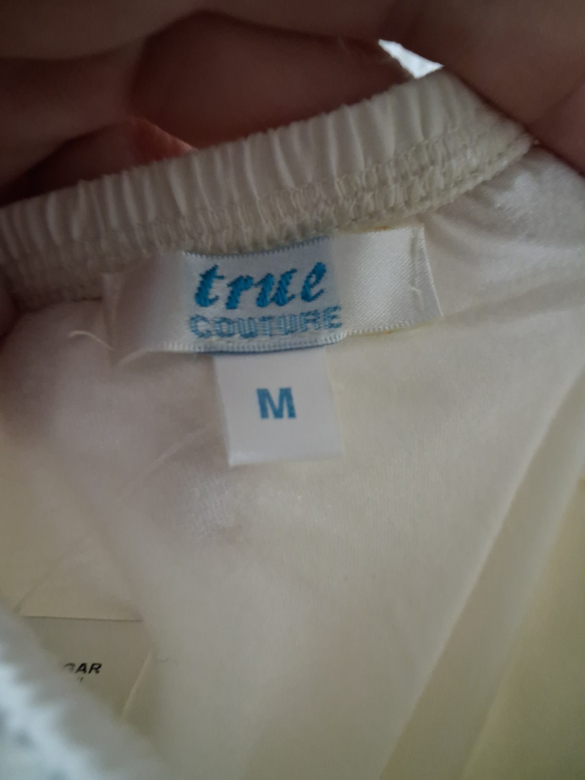 True Couture White Silk Cotton Ruffled Halter Dress NWT.