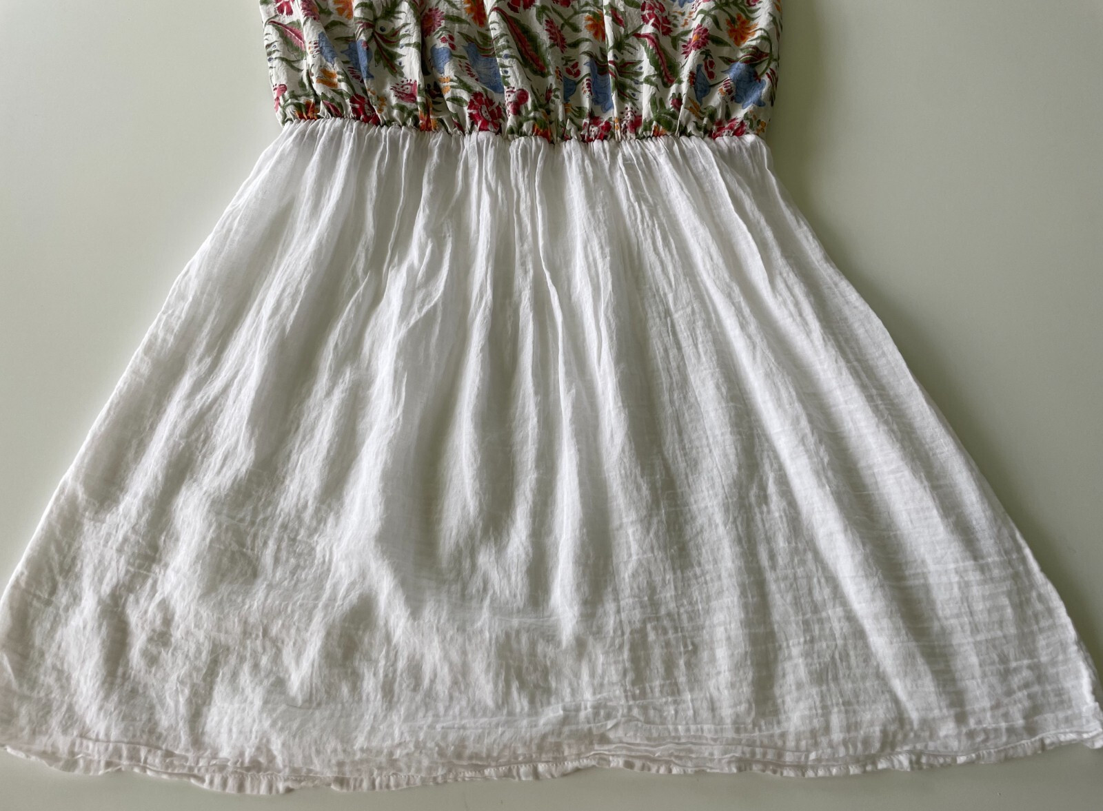 Fitzroy & Willa Women’s Strapless Smocked Tiered Floral Print Midi Dress Size XL