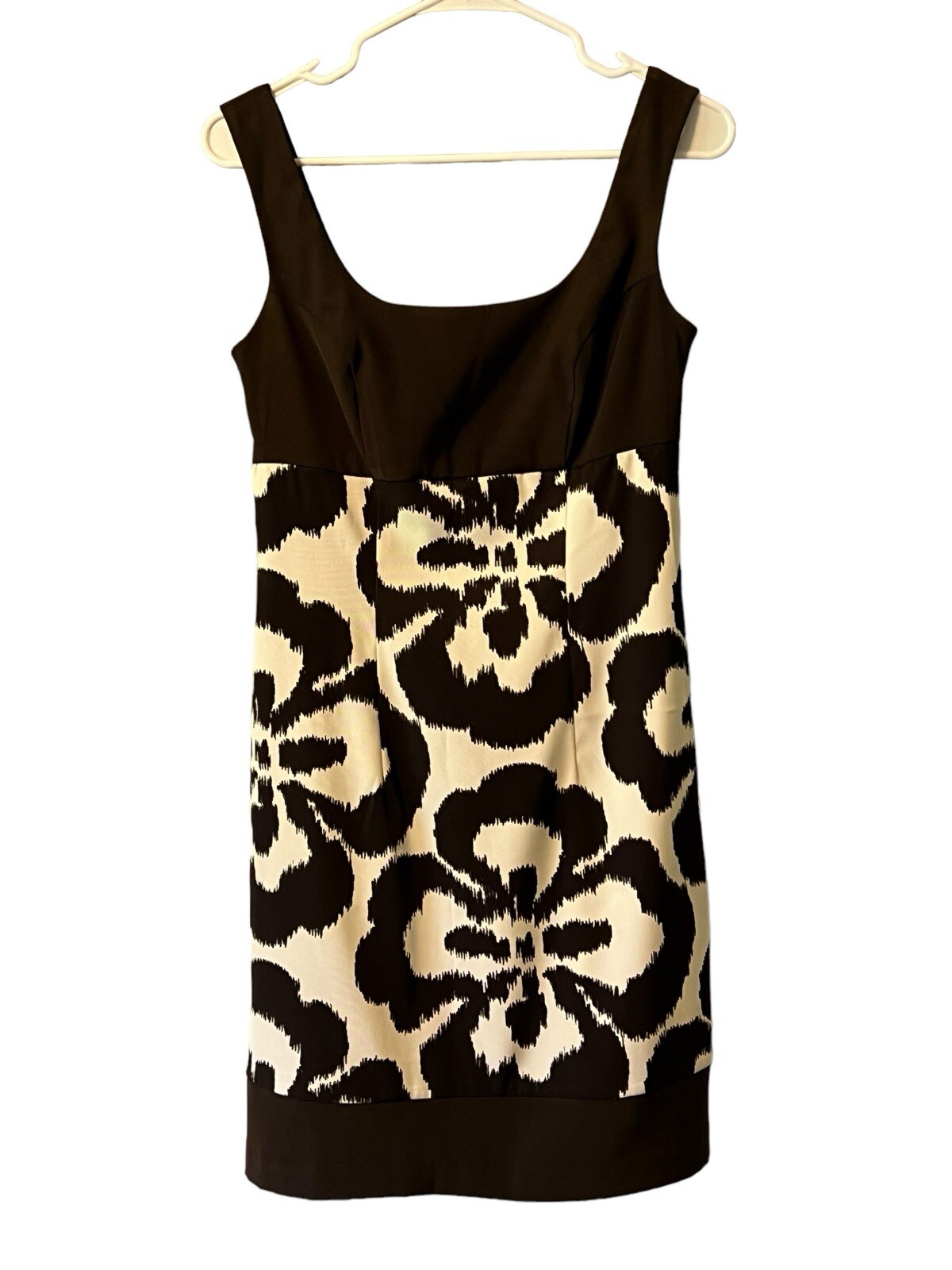 Dress Barn Women’s Dress Size 4 Floral Print Design Sleeveless Zip Classic City