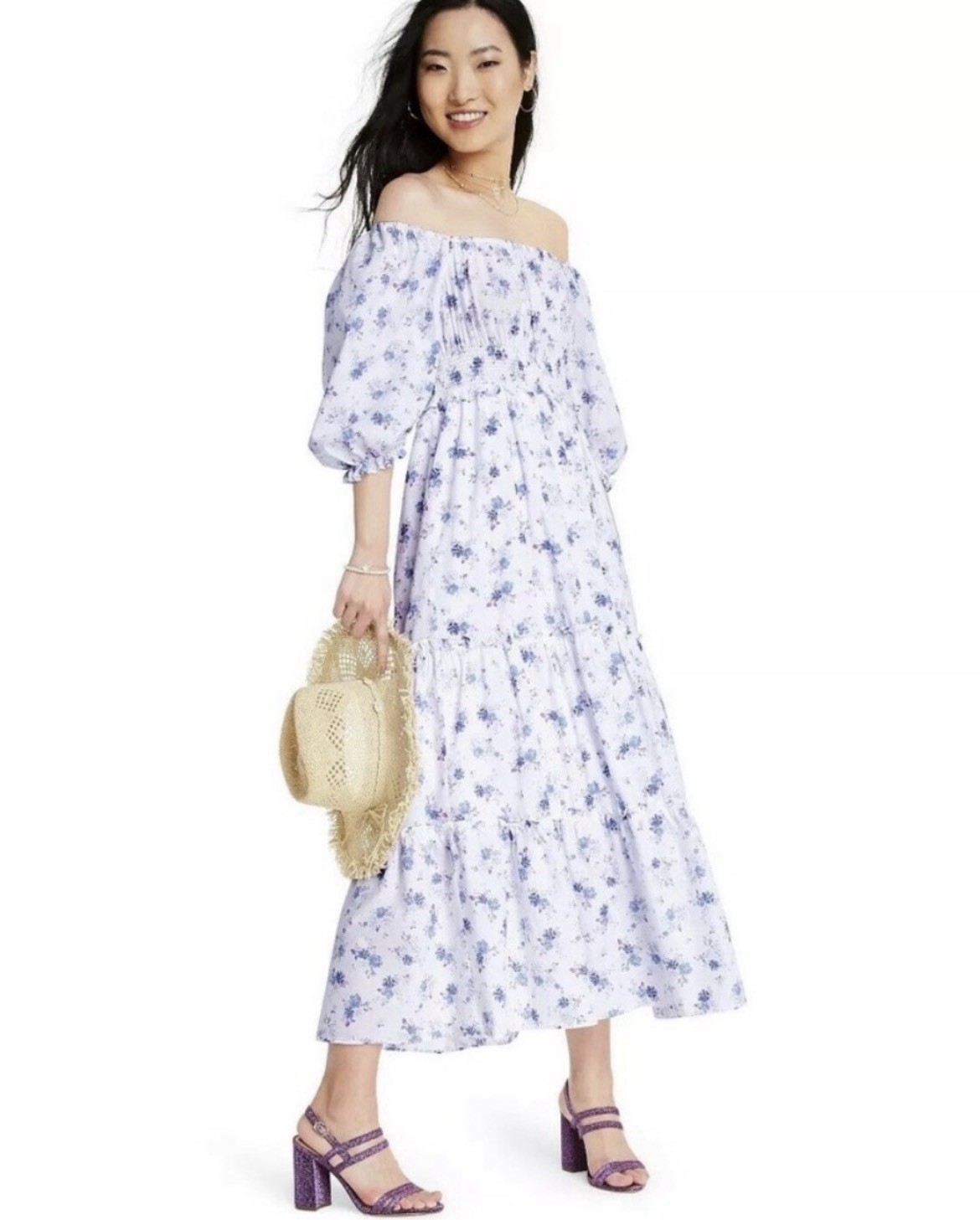 LoveShackFancy x Target Gemma Dress NWT Floral Maxi Cottagecore Size Large