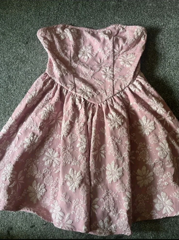 Shien Women’s Pink Off Shoulder Dress Size S