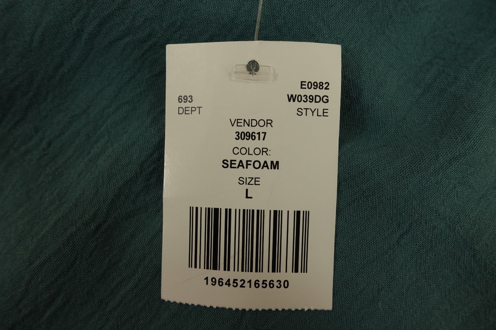 Originality Womens Large Seafoam Blue Off The Shoulder Back Bow Mini Dress NWT