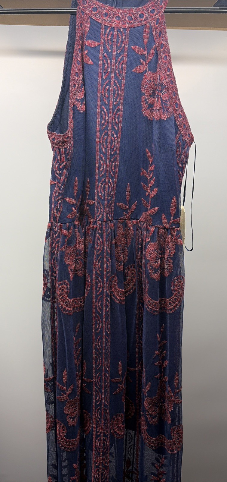NWT Altar’d State Plum Onawei Maxi Dress – Women’s Small Defect (AS IS)