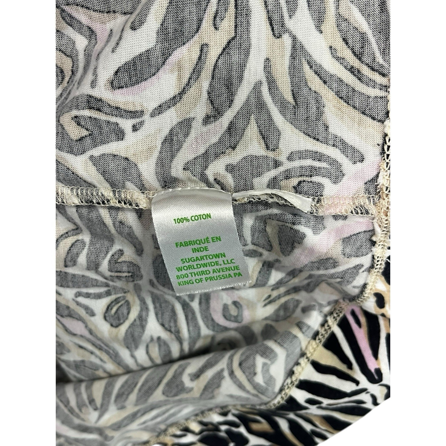 Lilly Pulitzer Dress Womens Extra Small Black Tropical Animal Print Boho Casual