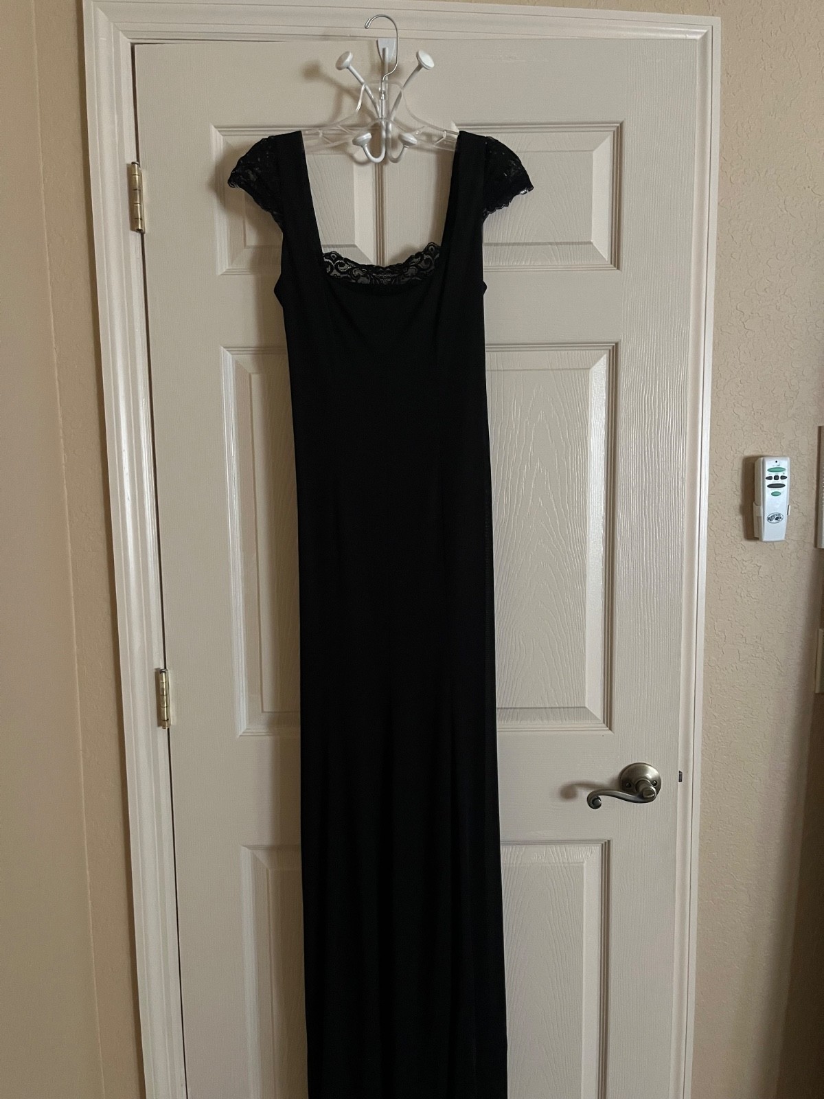 david meister black formal dress size 2