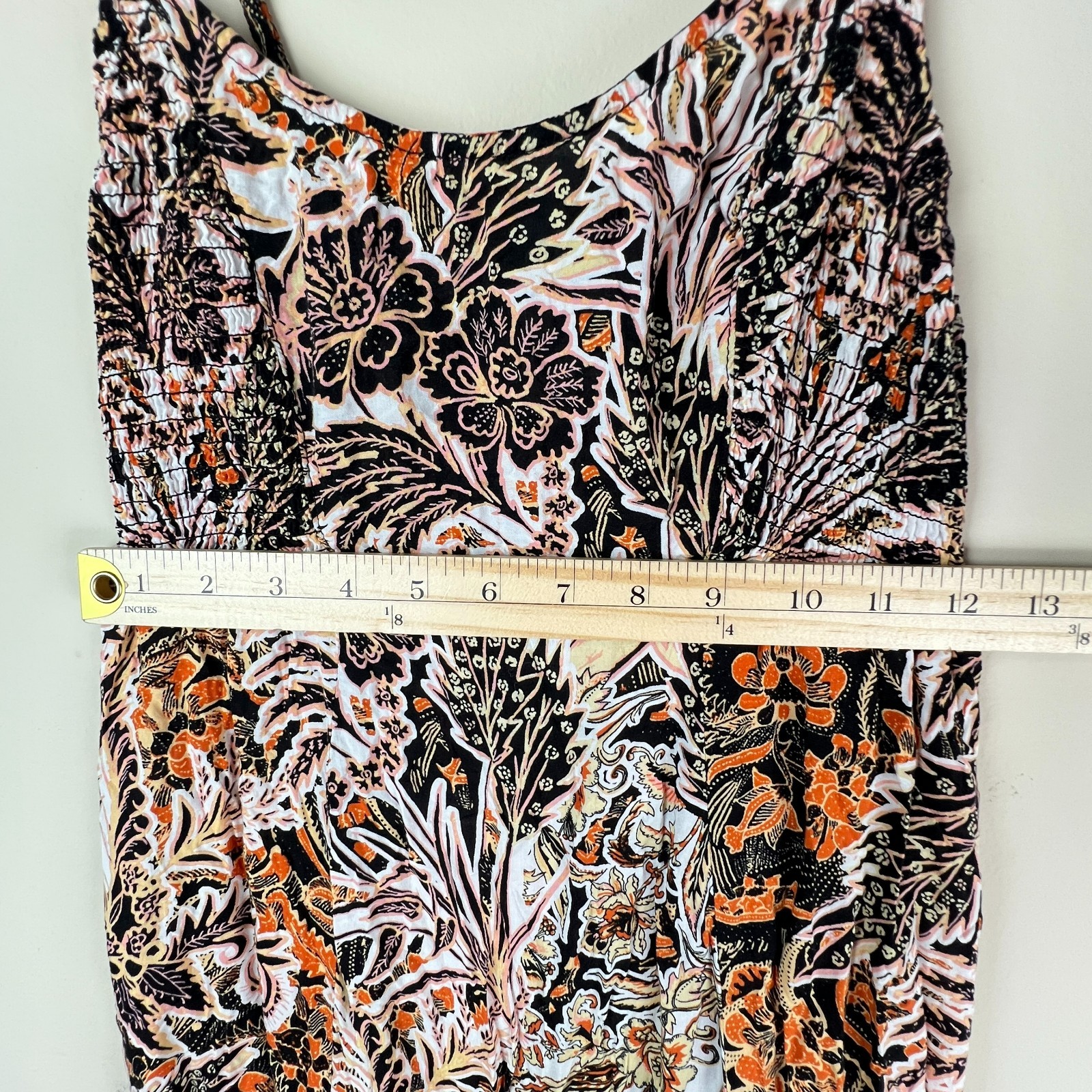 Free People Intimately Forever Yours Maxi Slip Dress XS Boho Paisley Cottagecore