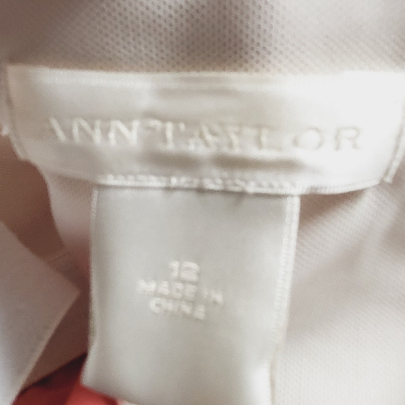 Ann Taylor Salmon 100% Silk Taffeta Strapless/Strap Fit & Flare Dress NWT Sz 12
