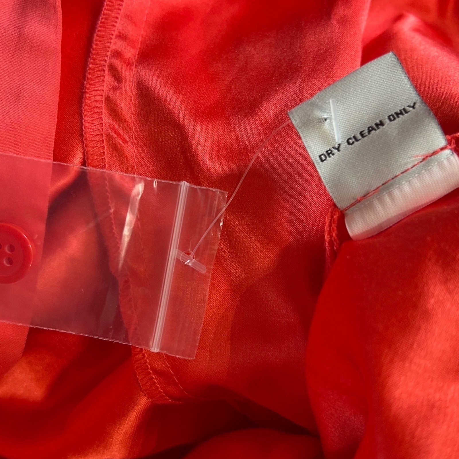 Old Money J. Peterman Silk Cotton 1947 Shirtdress 20 Quiet Luxury Coral Red Midi