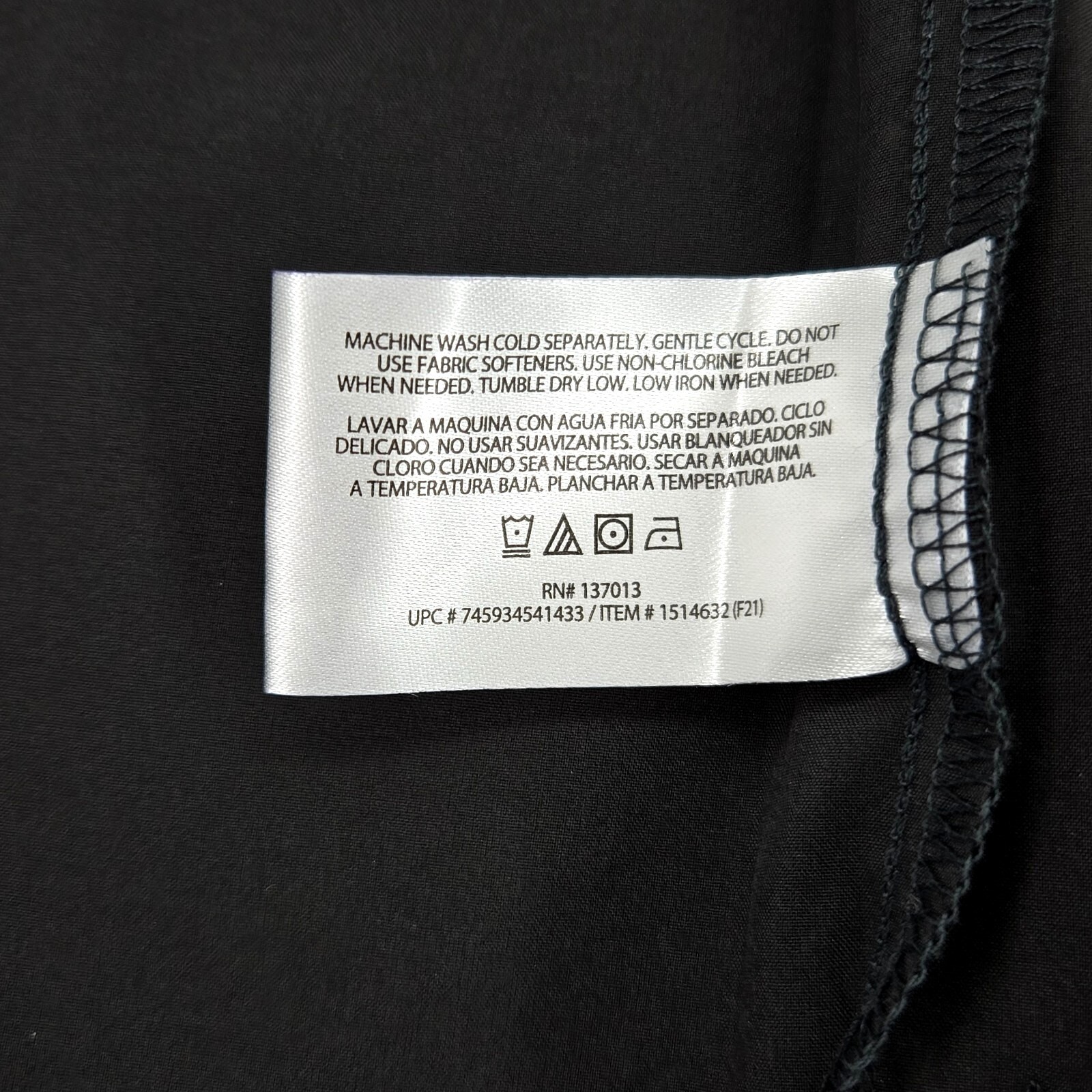 Orvis Dress Womens 2XL Black Henley Tie Waist Stretch Pockets Pack and Go New