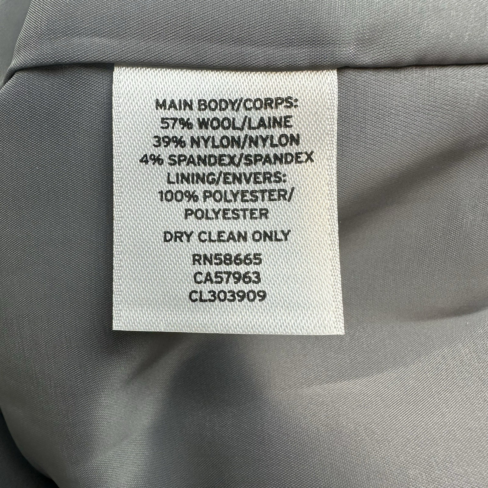 Classiques Entier Size 4 Wool Blend Sleeveless Dress Heather Gray NWT $298