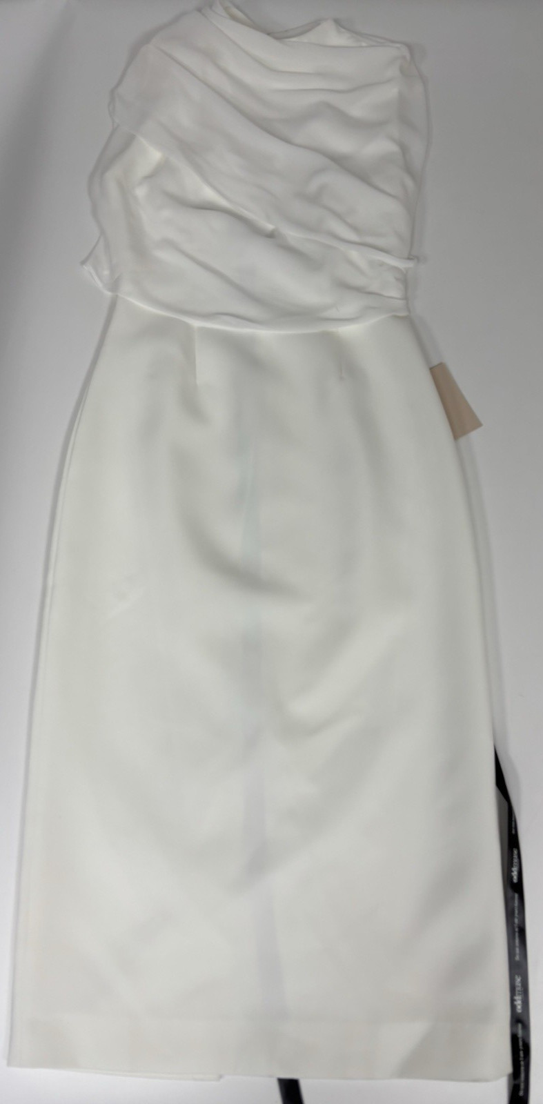 Odd Muse London The Ultimate Muse Women’s Gathered Midi Dress White Size M