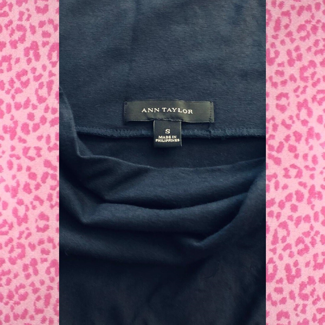 ANN TAYLOR Sanur Navy Convertible DRESS size S