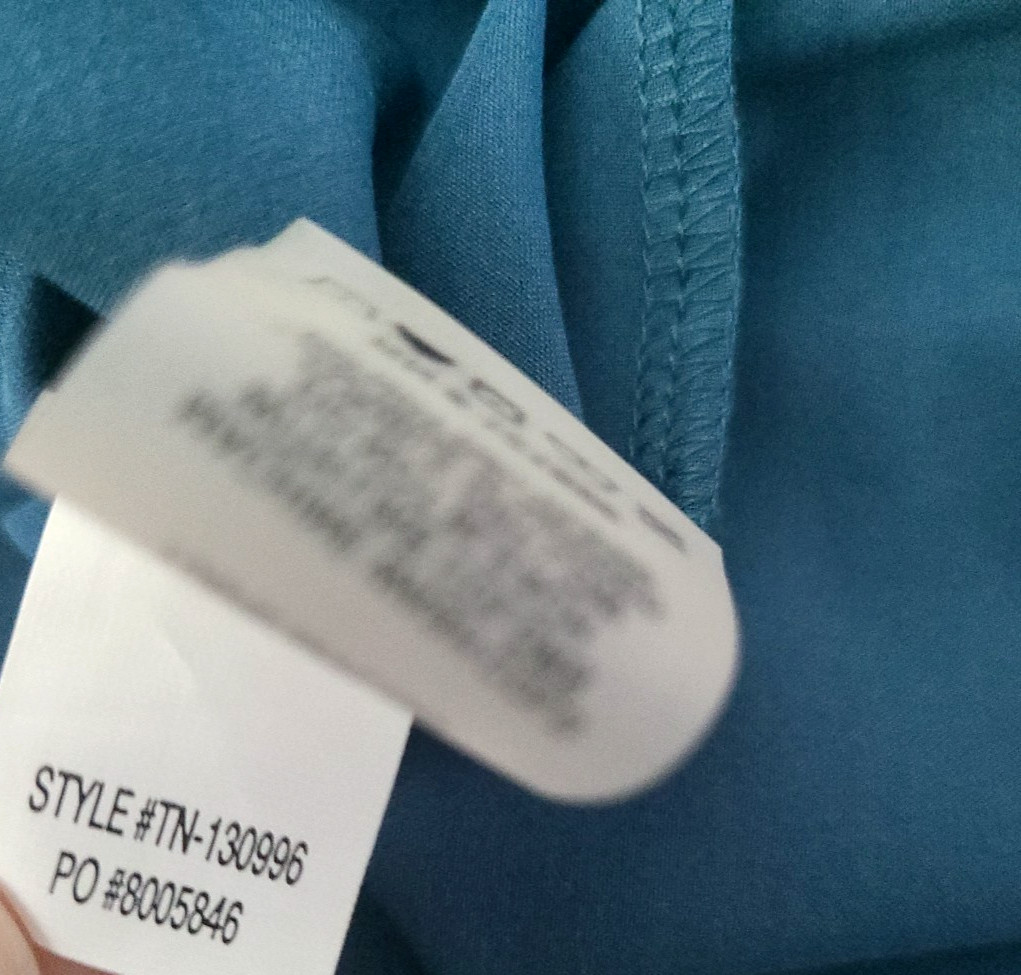 Title Nine Athletic Tank Dress US 10 Blue Stretch Travel Sporty Activewear Zip