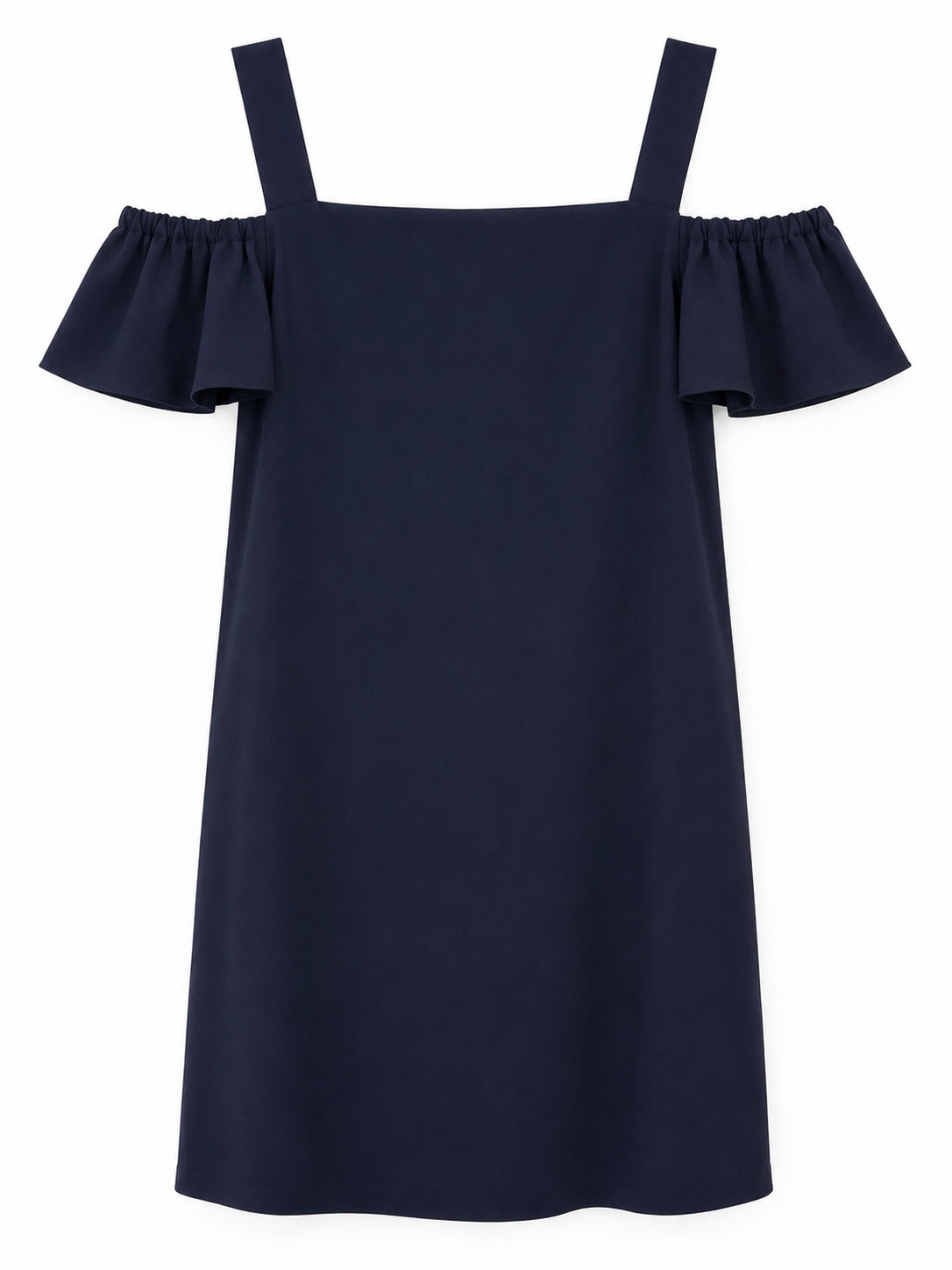 NWT Topshop Navy Cold Shoulder Ring Strap Shift Dress Women’s Size (US 2 / UK 6)