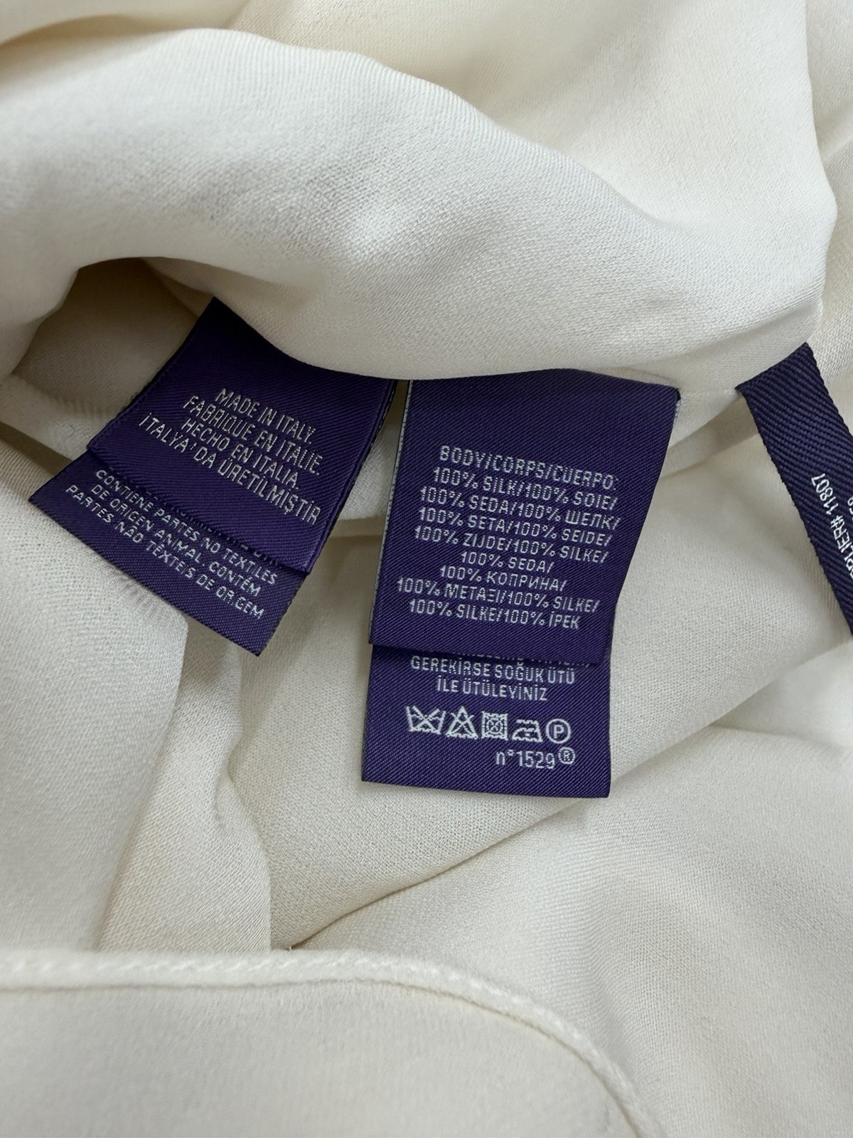 Ralph Lauren Purple Label Collection Women’s 2 Chantel Ruffle Front Dress – Read