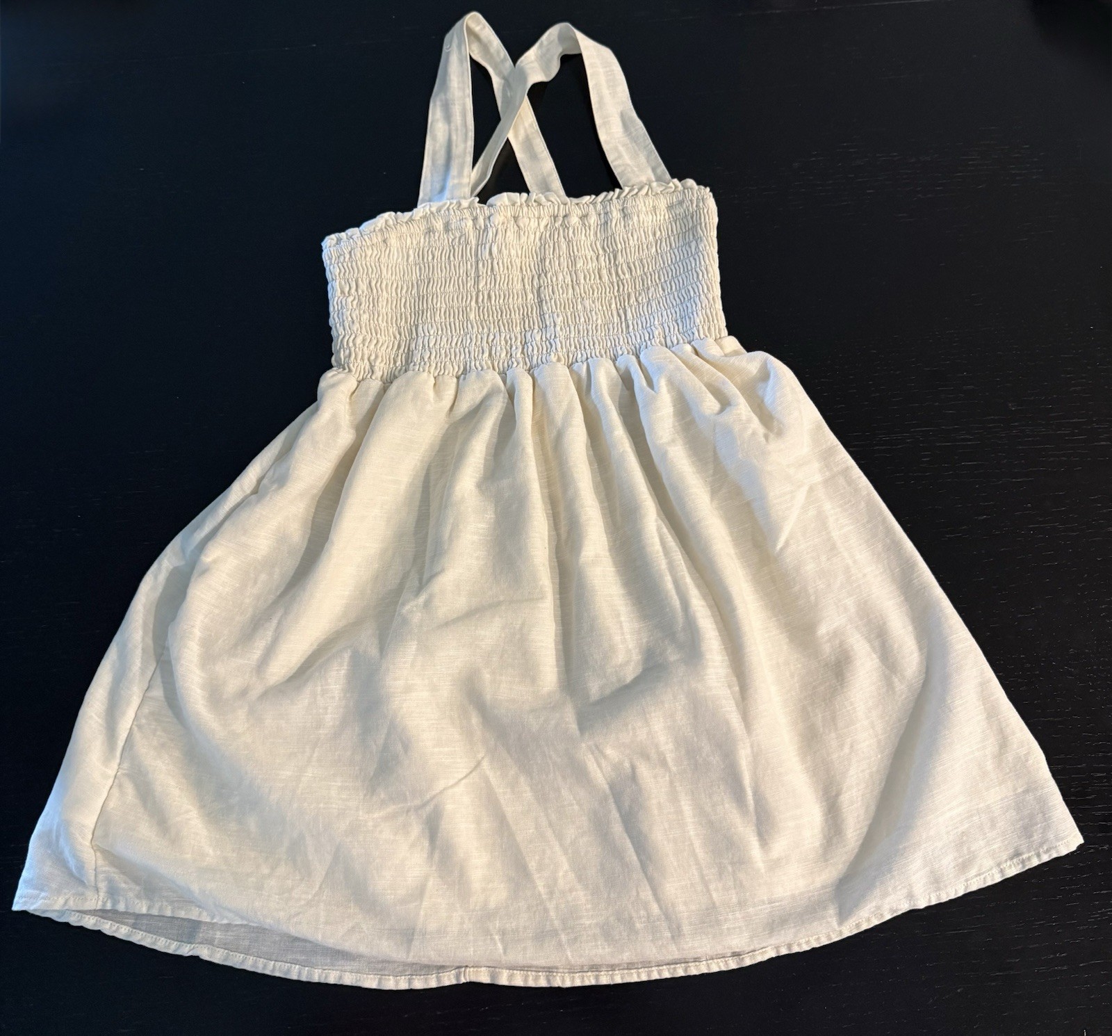 American Eagle Womens Cream Dress , Adjustable Straps. Sz XS