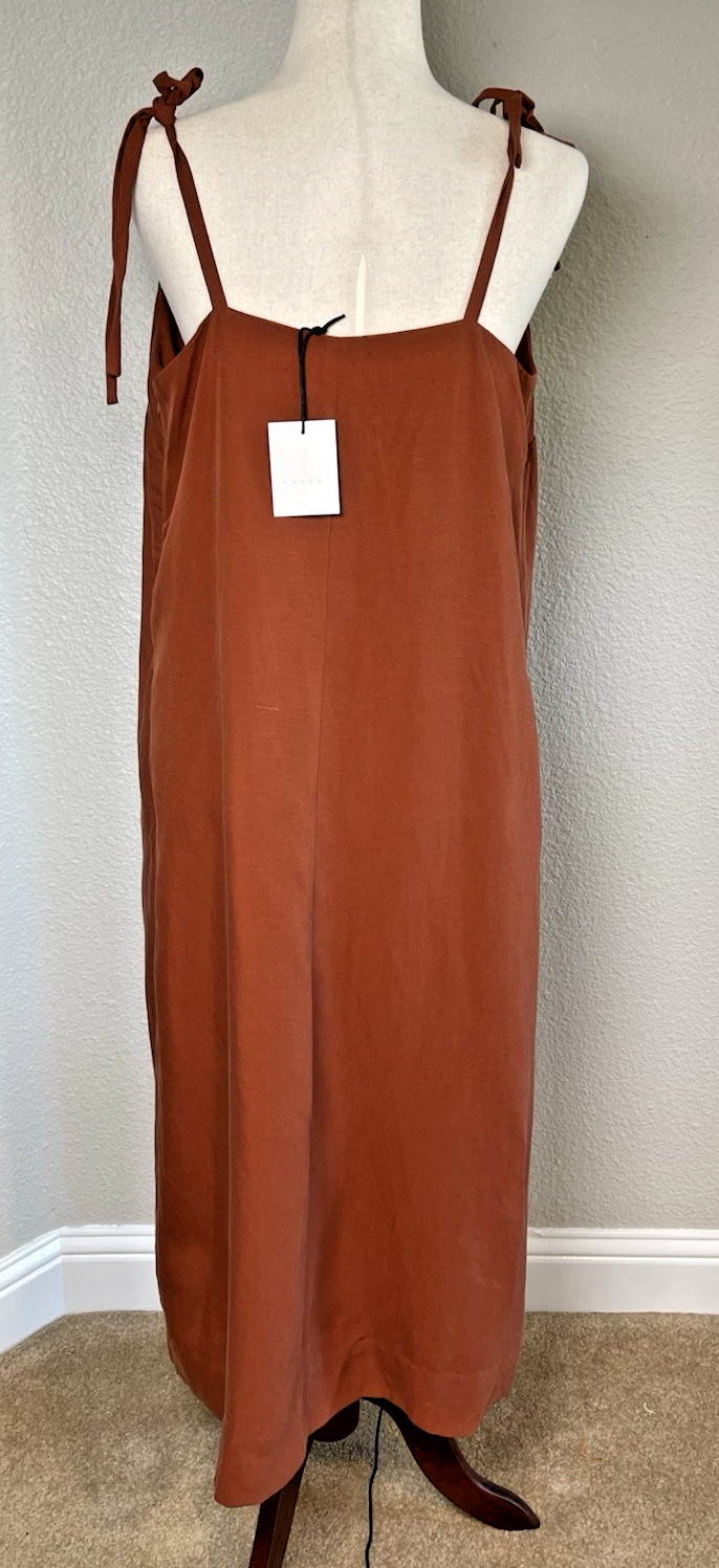 Hatch NEW ‘Back in the Game’ nursing maternity dress strappy linen size 1 $198