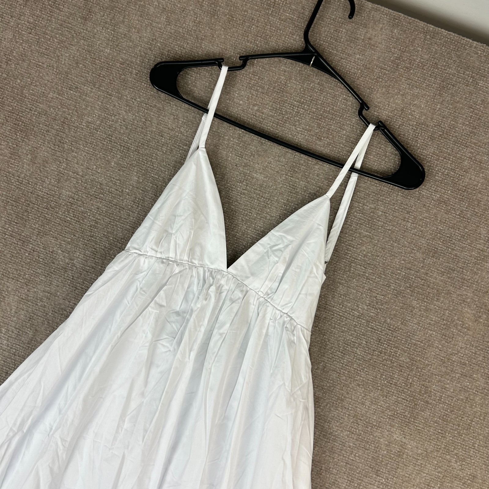 Commense Coastal Cowgirl Long Dress Womens Small White Non Stretch Open Back