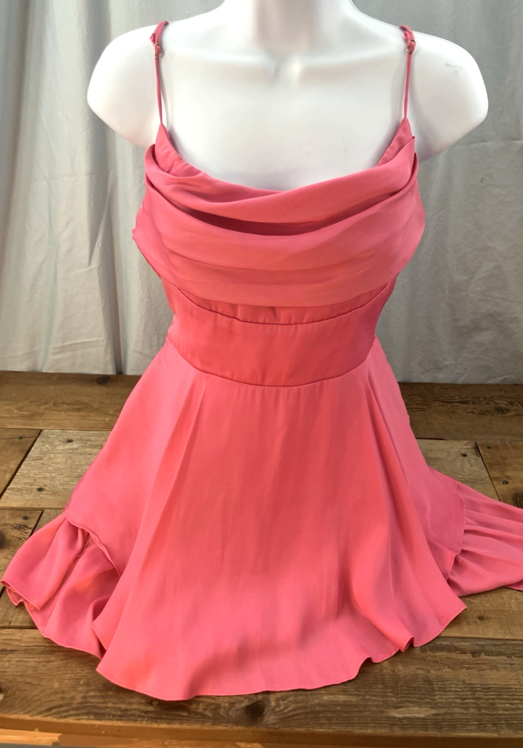 Saints & Secrets Hot Pink Spaghetti Strap Skort/Dress/Romper – Size L