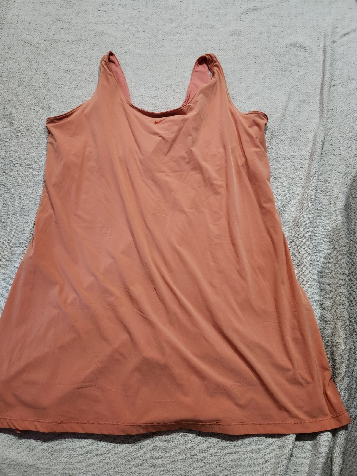 NEW Nike Bliss Luxe Training Dress WOMEN LARGE Coral Pickleball Tennis 2022