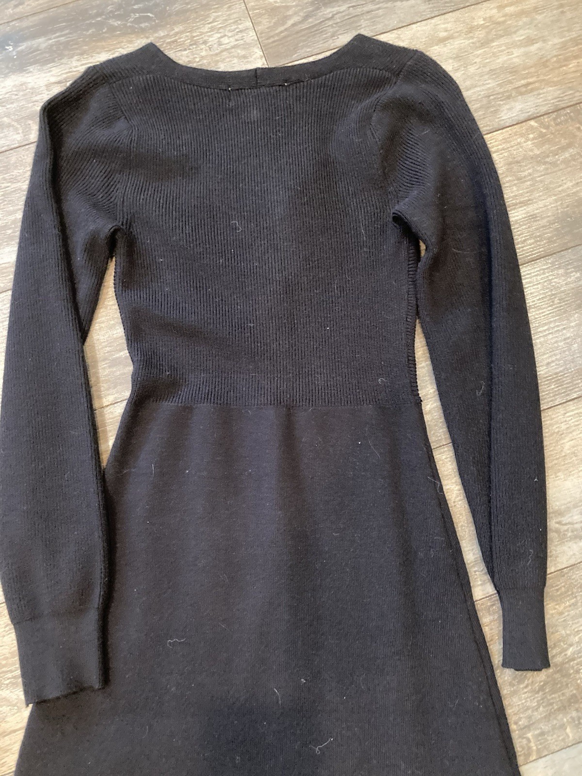 Willow And Wind Black Sweater Dress Long Sleeve X-Small New