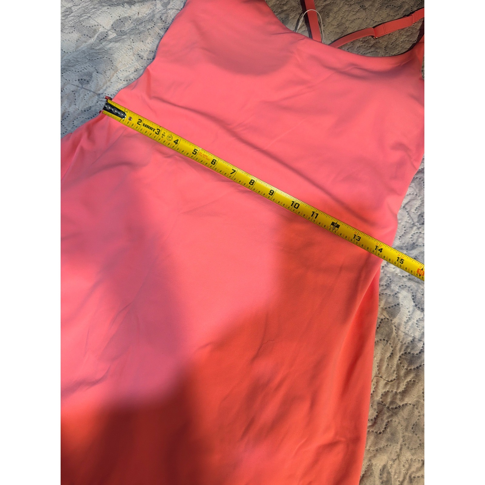 Halara Plush Tummy Control Active Dress Easy Peezy Coral Pink Size S
