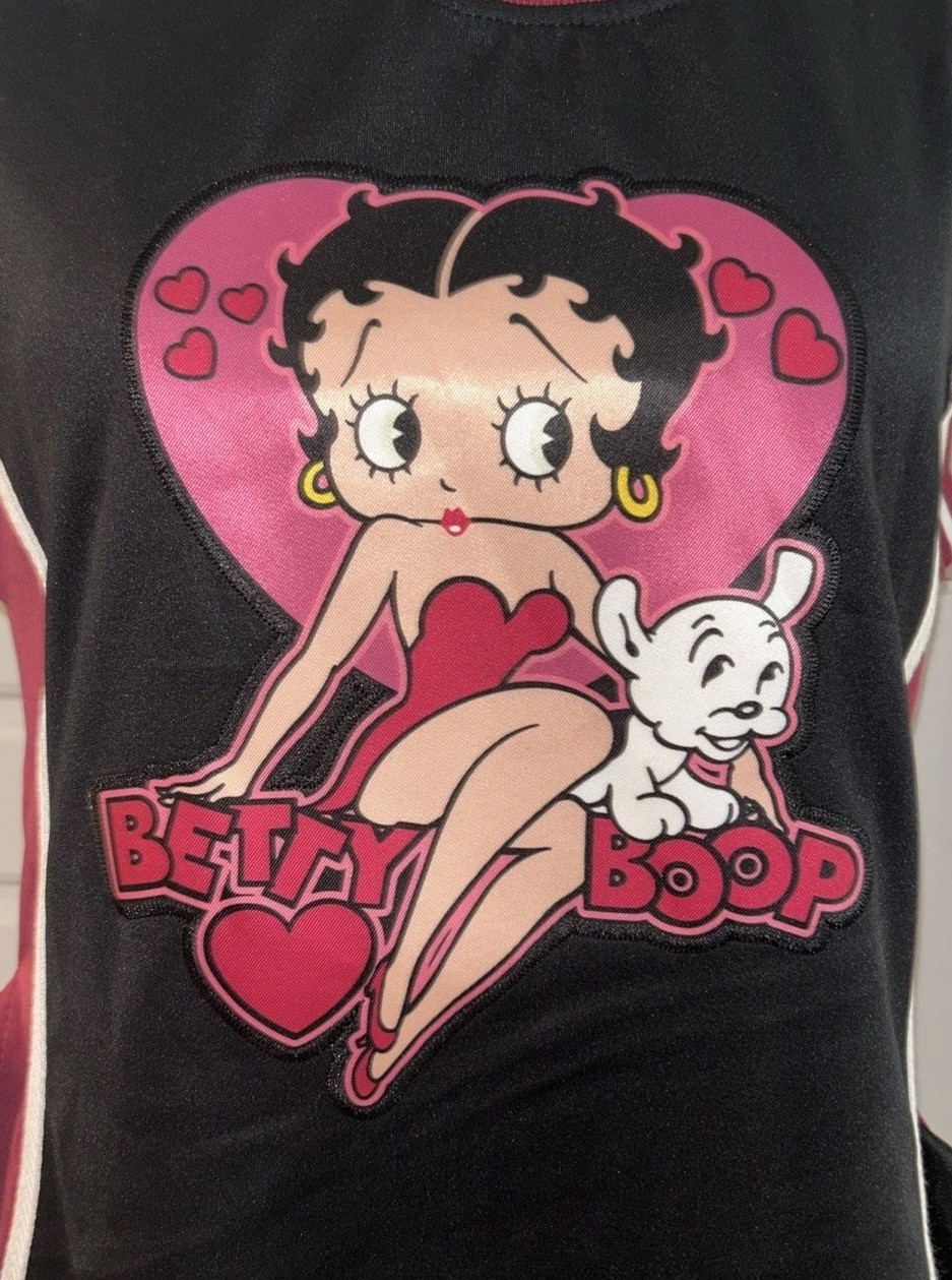Betty Boop Headgear Classics Basketball Jersey Dress Lady Elite Women L