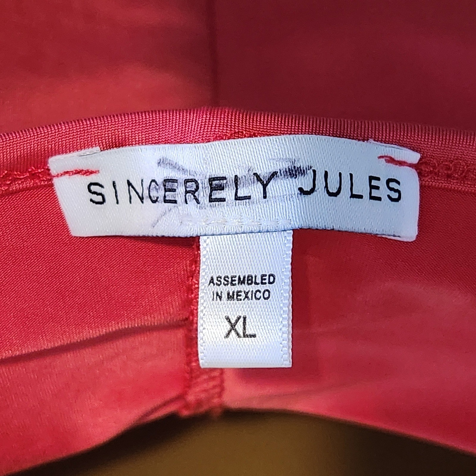 Sincerely Jules Halter Cowl Neck Maxi Dress Women’s XL Red Bodycon Open Back
