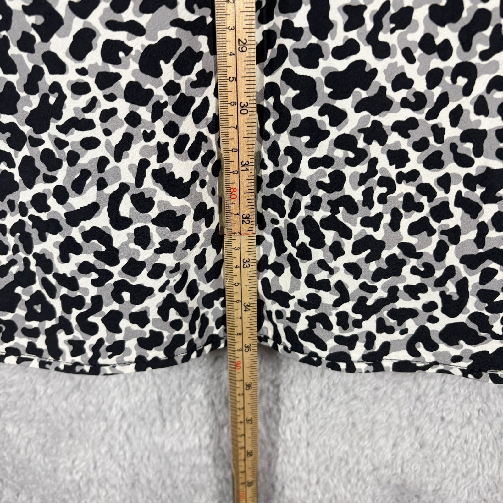 Outdoor Voices The Exercise Dress Leopard Print Black White Size L Sleeveless