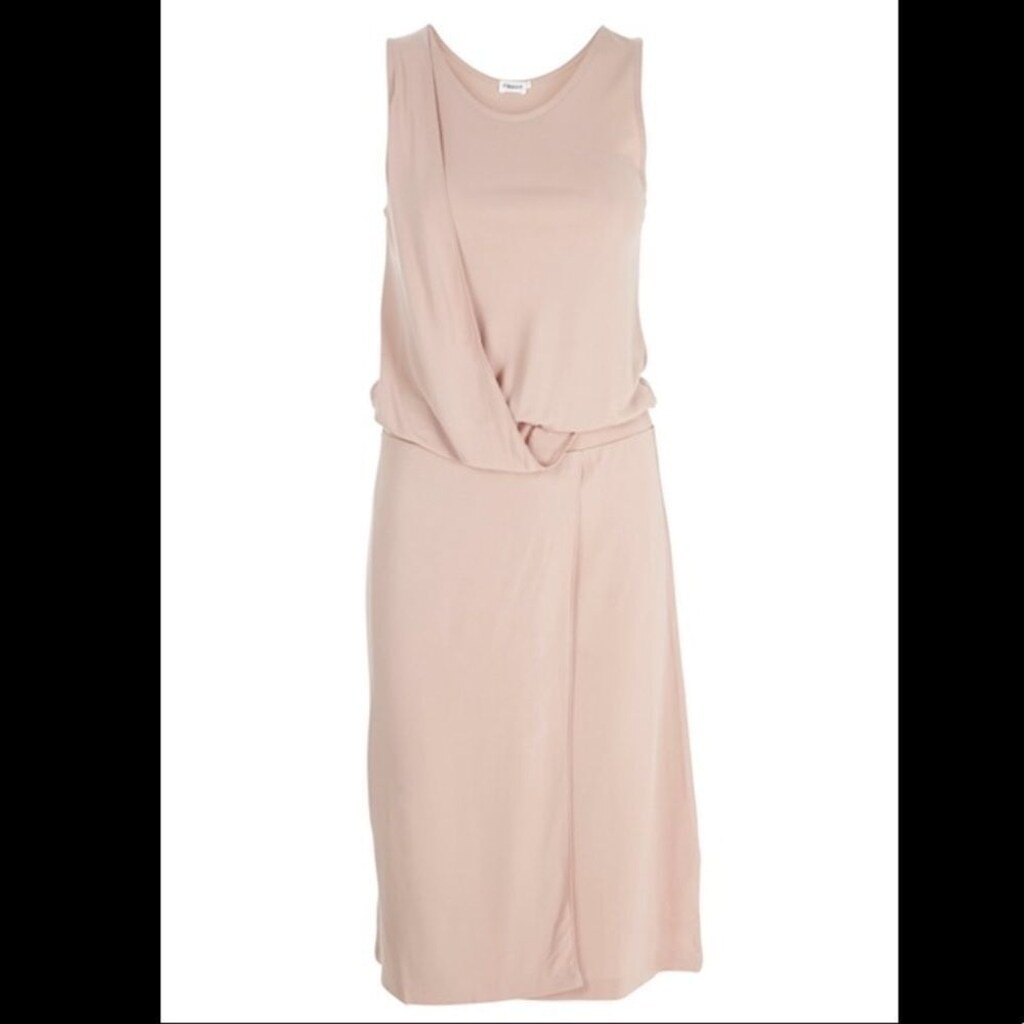 FILIPPA K Dusty Pink Viscose Drape Tank Dress XS