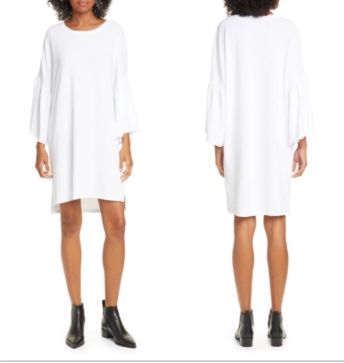 ATM Anthony Thomas Melillo Ruffle Sleeve Dress