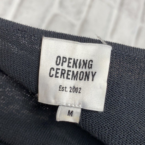 Opening Ceremony blue daisy embroidered dress m medium