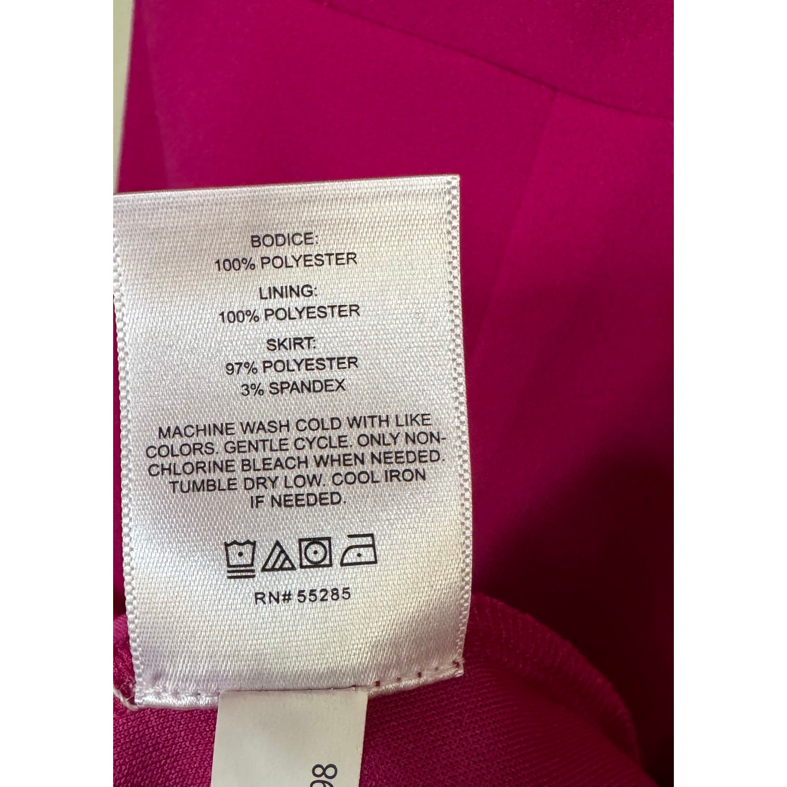 Express Draped Mock Neck Nidi Sheath Dress – Fuschia Size XL