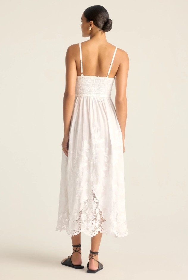 Flora Dress -Sea Green Beachside Broderie-just became your favorite sundress.