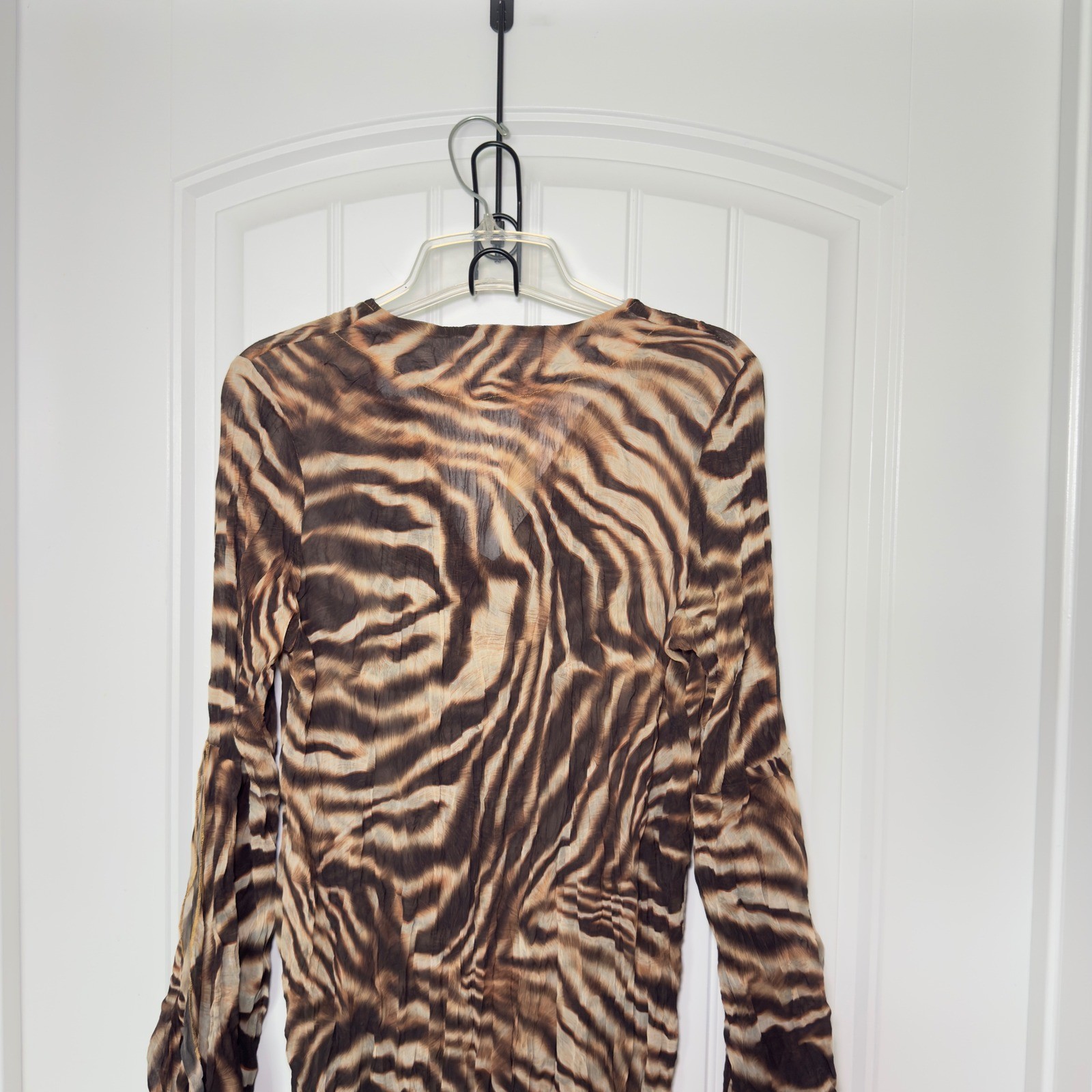 Miss Kelly 1999 Large Animal Print Boho Mob Wive Aesthetic Indie Sleaze Dress