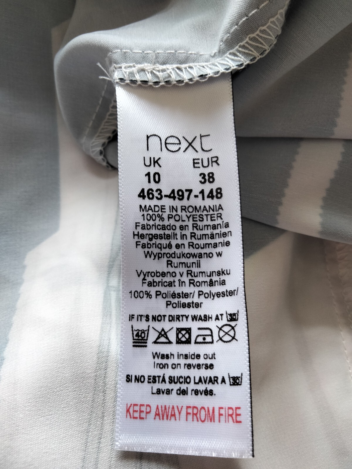 Next Dress Spaghetti Straps Maxi Lightweight Size 10 New/Tags
