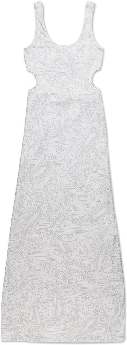 Dakine Kaimana Cut Out Tank Dress Women’s Medium Island Paisley Print New