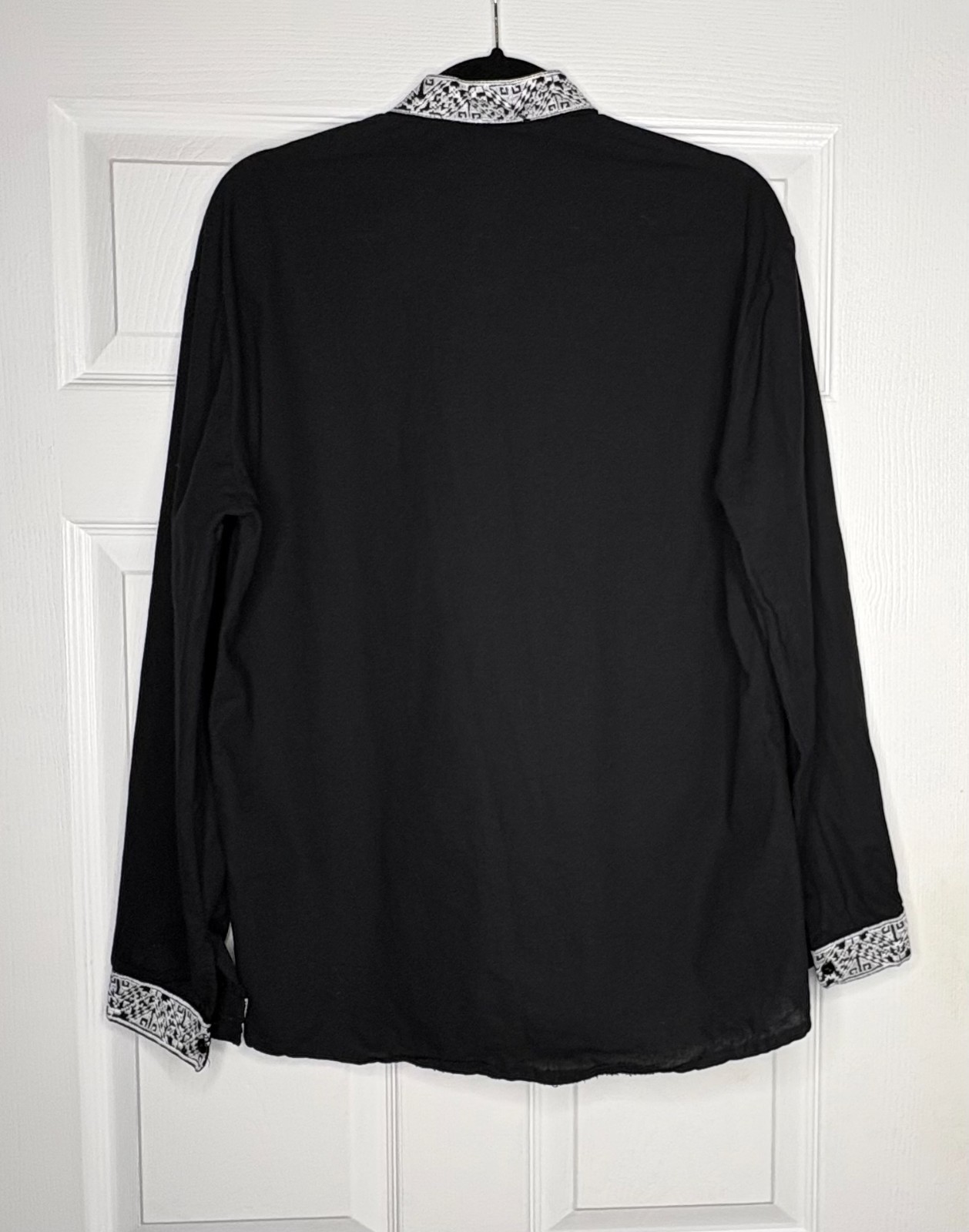 Couples Match Vyshyvanka Set – Black Embroidered Dress and Men’s Shirt, Ukrainia