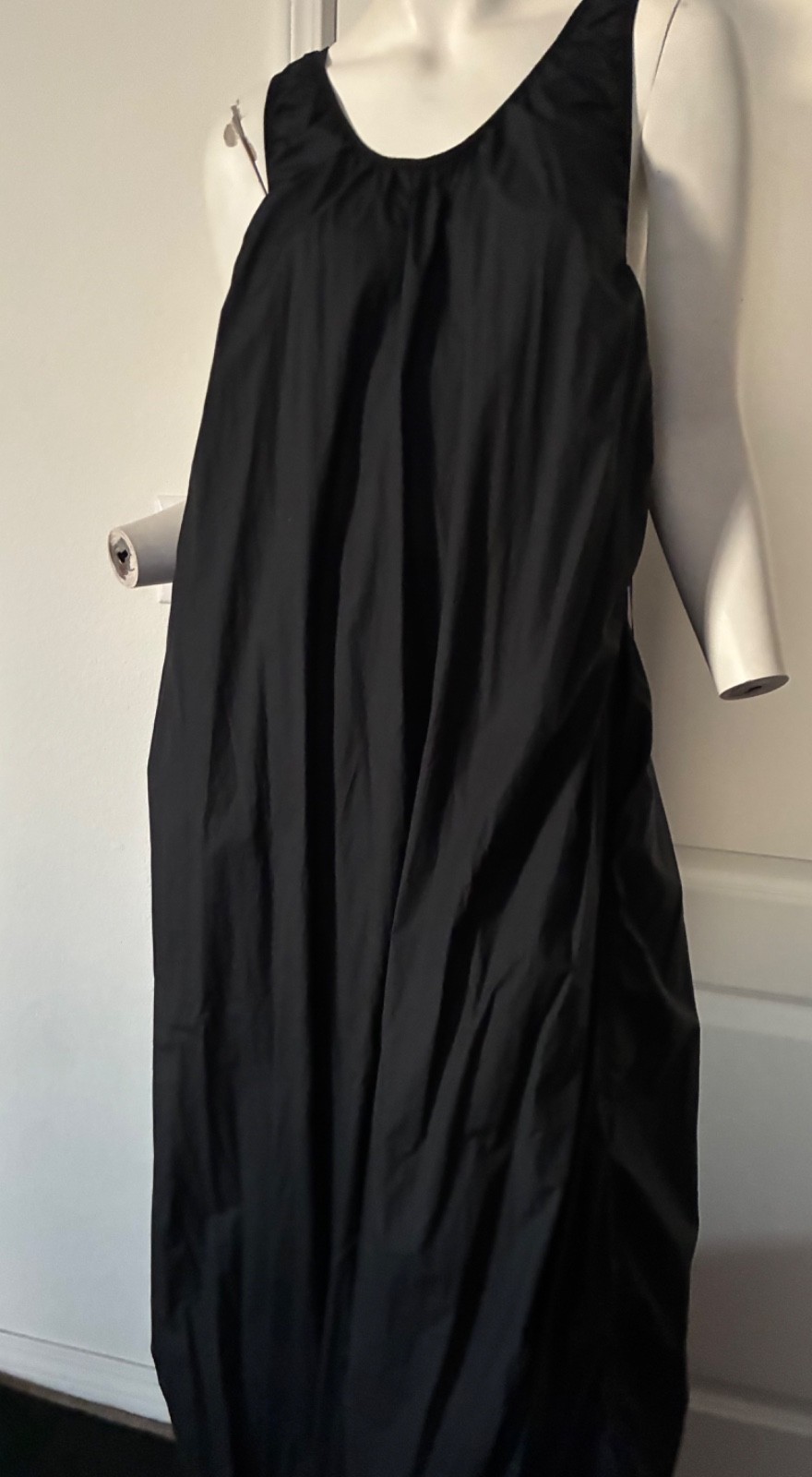 H&M STUDIO Black Parachute Dress 2017 L