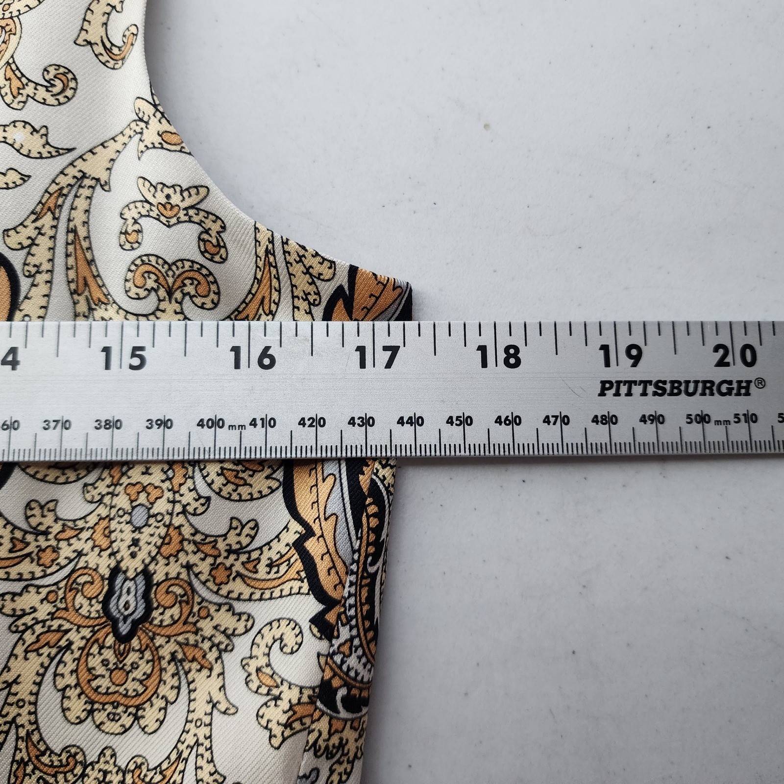 J.Crew Dress Size 8 Silk Wool Blend Elegant Paisley Ivory Gold Pockets Luxe NWT