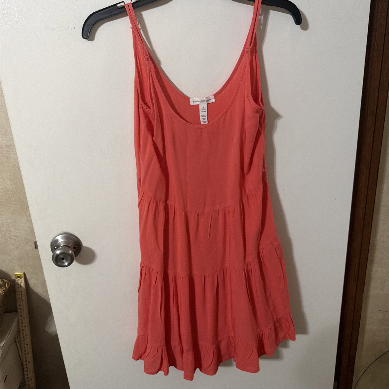 Ambiance Apparel Women’s Short Coral Dress Size S
