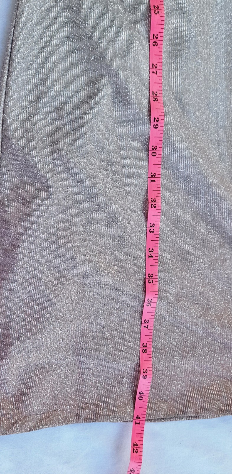 Jump Apparel Strapless Glitter Ombre Maxi Dress Silver Pink XS Juniors Slit