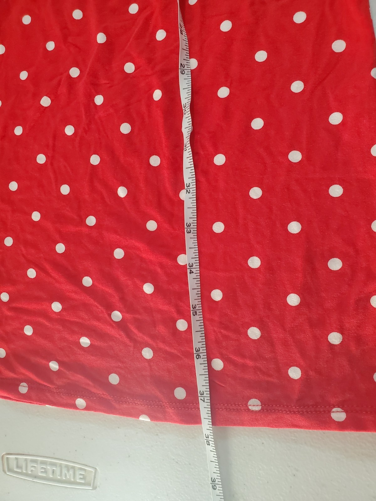 NWT St. John’s Bay Red Polka Dot Wrap Dress XXL Sleeveless V-Neck $44 MSRP