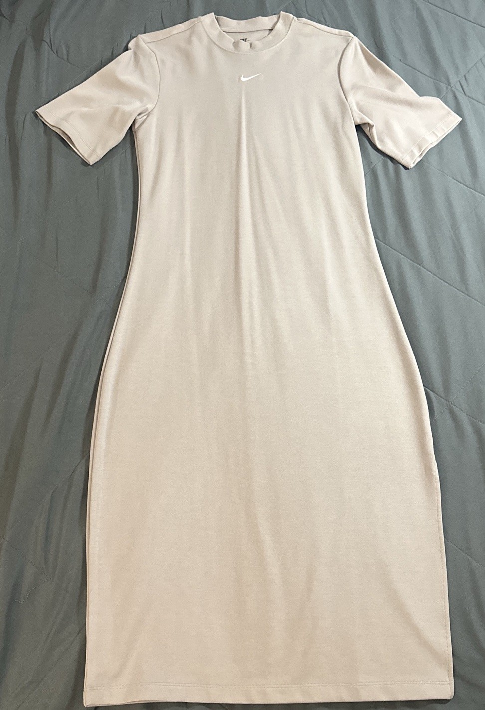Nike Sportswear Essential Midi Dress Cream/tan Women’s Size M