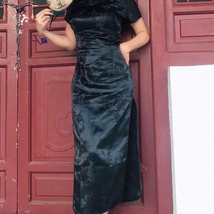 Chinese Retro Republic Style Qipao Sexy Women Cheongsam Vintage Classic Gift
