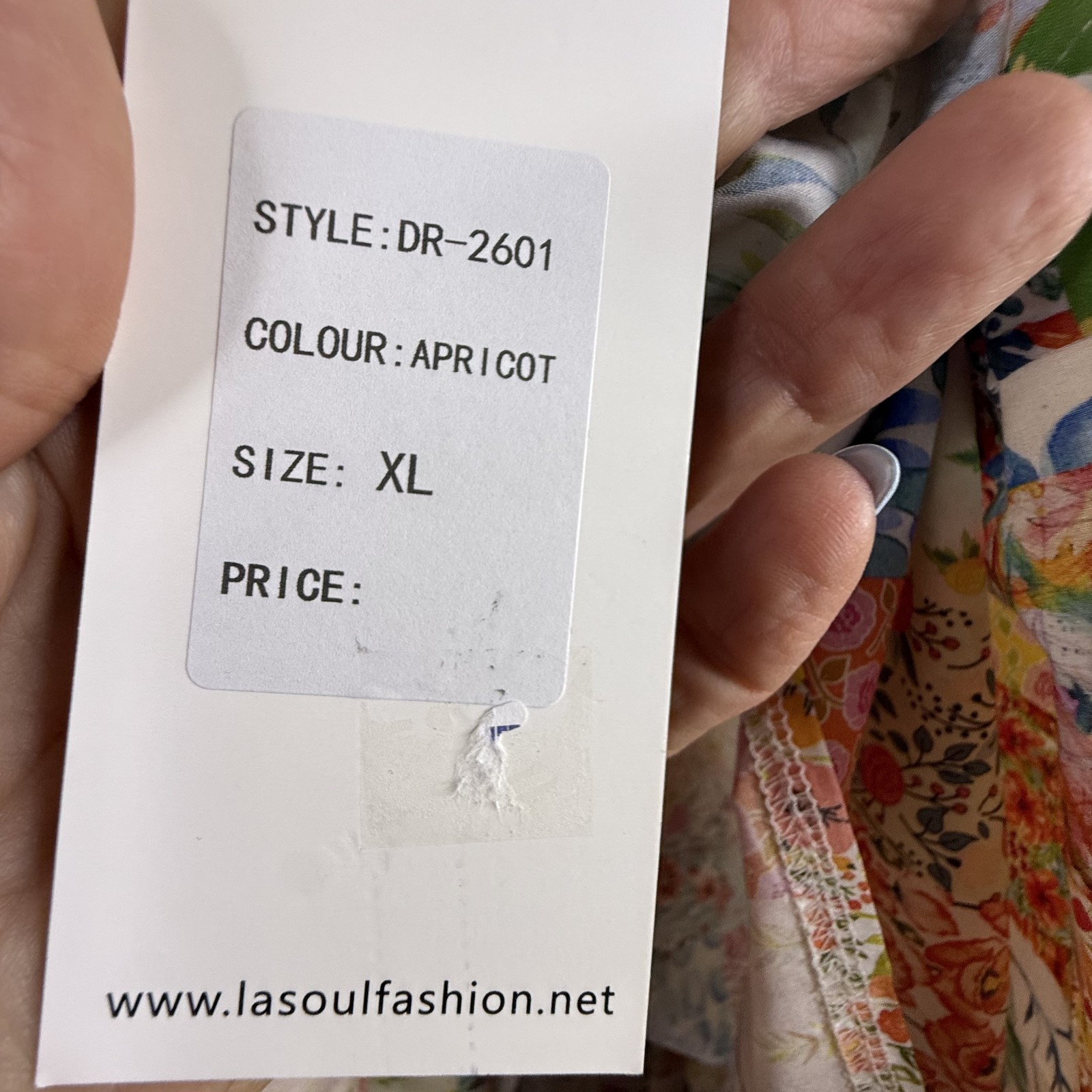 LA SOUL Women’s XL Patchwork Floral Button Front Cami Sundress Midi A-Line