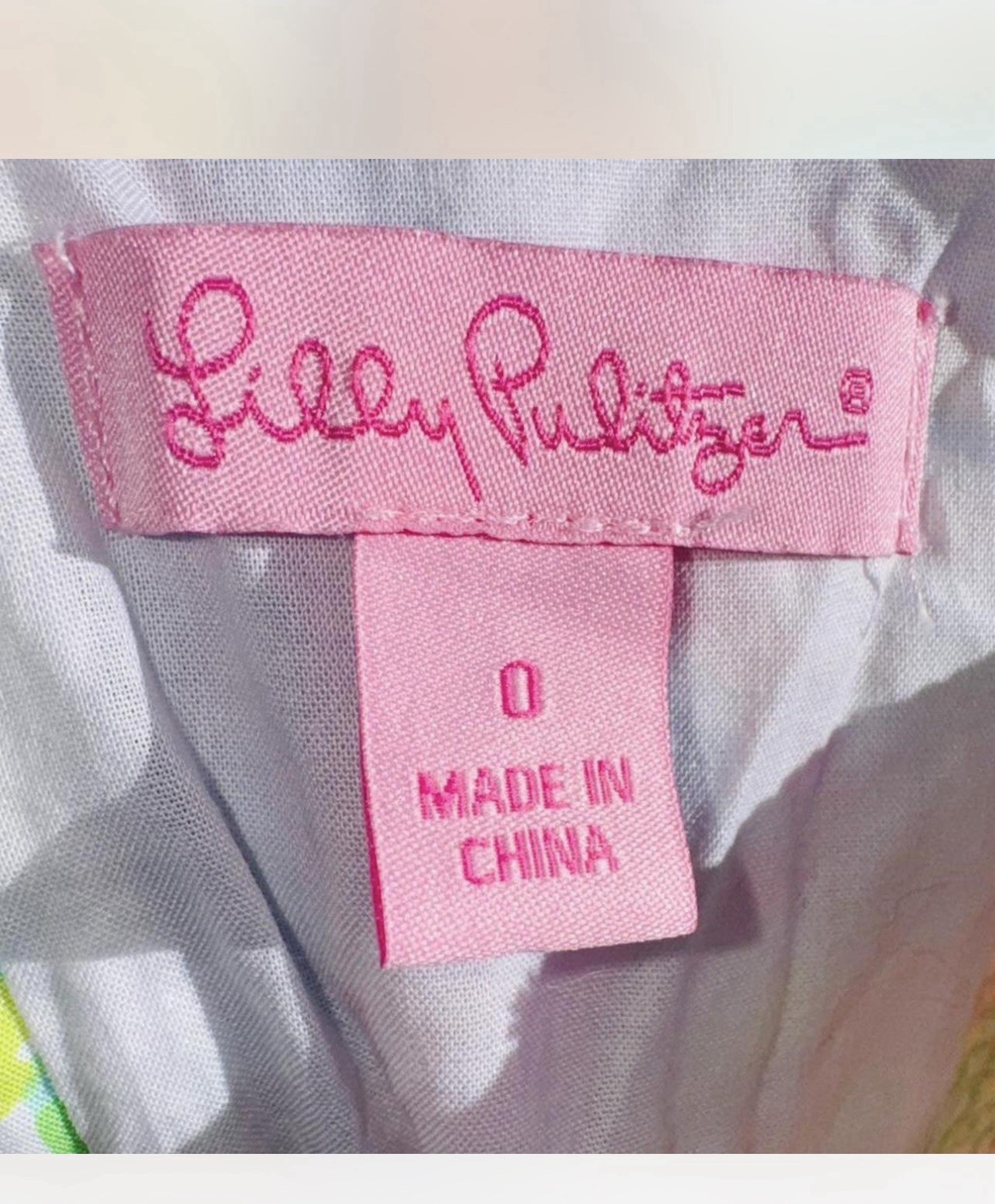Lilly Pulitzer Ardleigh Lovers Coral Size 0 XS Bright Multicolor Floral Neon EUC