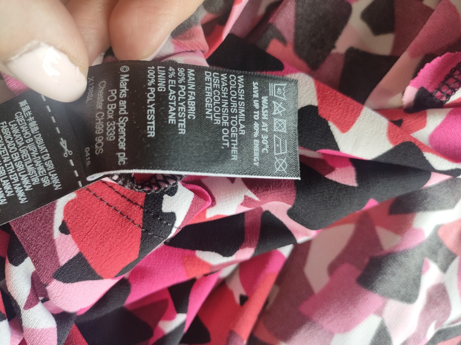 M &S wiggle pencil Dress size 22 mini pink occasion party Plus Size
