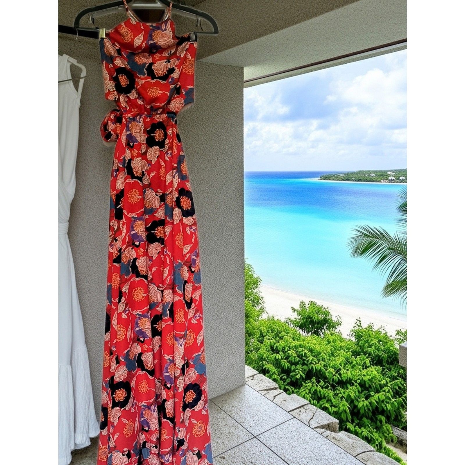 VICI Patchwork Boho Tiered Maxi Dress – Size M (NWOT)