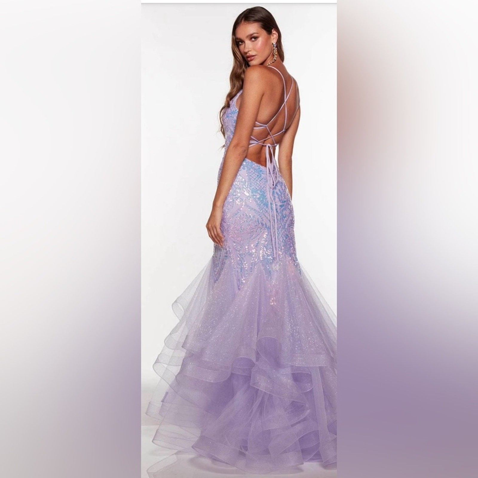 Alyce Paris Sequin & Glitter Mermaid Gown